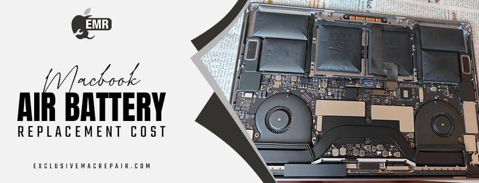 macbook air battery replacement cost