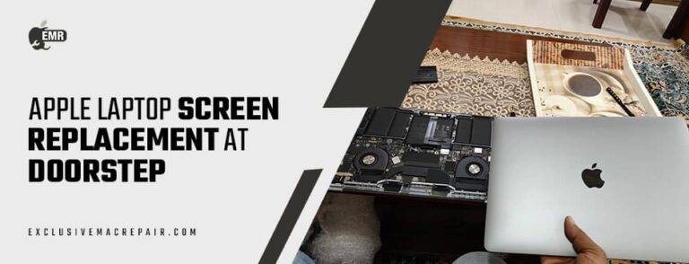 Apple laptop screen replacement at doorstep