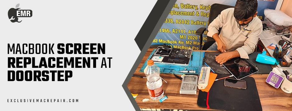 MacBook screen replacement at doorstep
