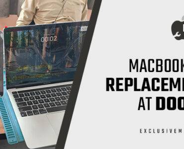 MacBook screen replacement service at doorstep