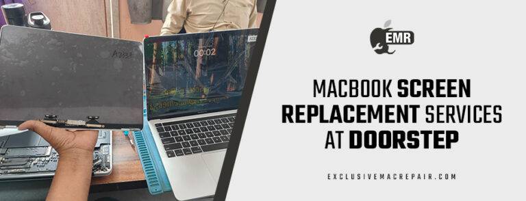 MacBook screen replacement service at doorstep