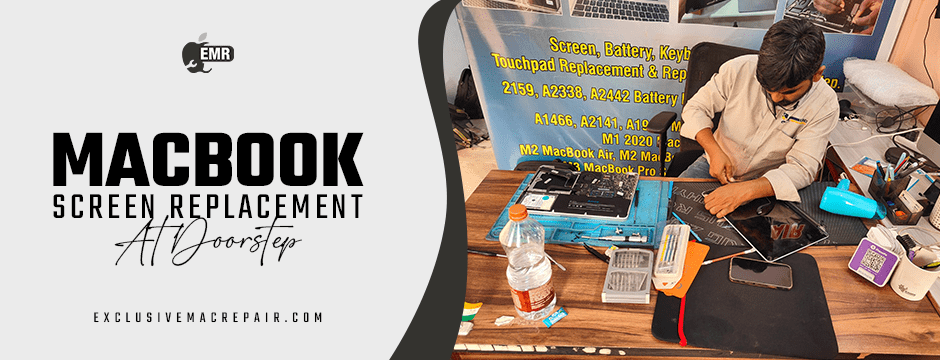 MacBook screen replacement at doorstep