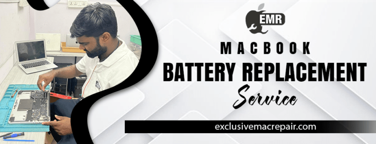 MacBook battery replacement service