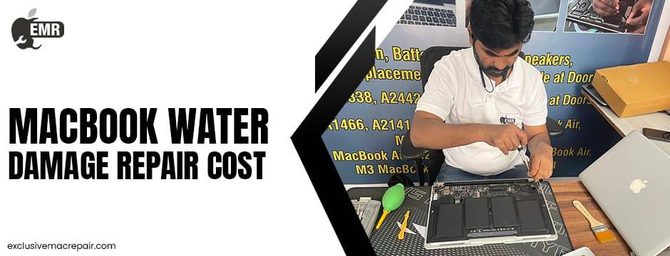 MacBook water damage repairing cost